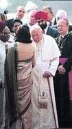 Sonia Gandhi & Pope John Paul II